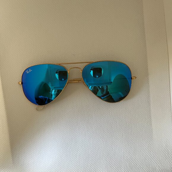 Ray-Ban RB3025 Matte Gold Aviator 112/17 - 810-LR-07 - Picture 2 of 12